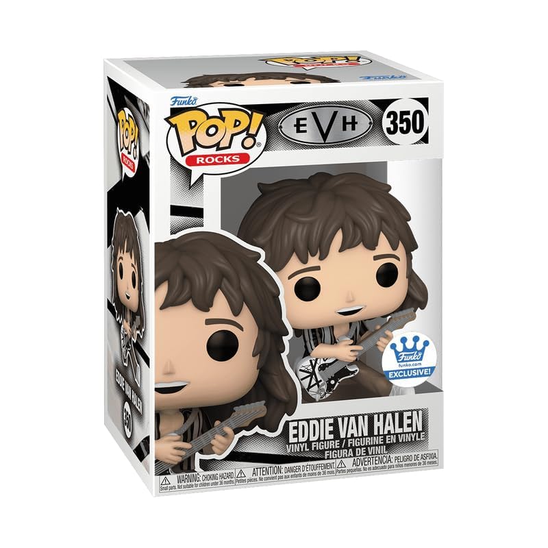 Amazon.co.jp: FunKo Pop! Rocks: Eddie Van Halen with Guitar